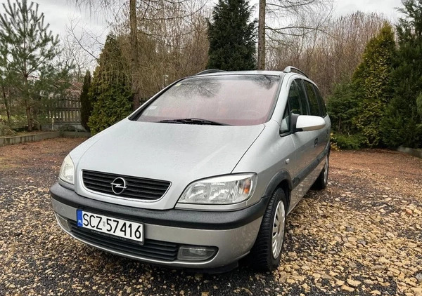 Opel Zafira cena 6250 przebieg: 313100, rok produkcji 2001 z Częstochowa małe 137